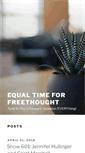 Mobile Screenshot of equaltimeforfreethought.org